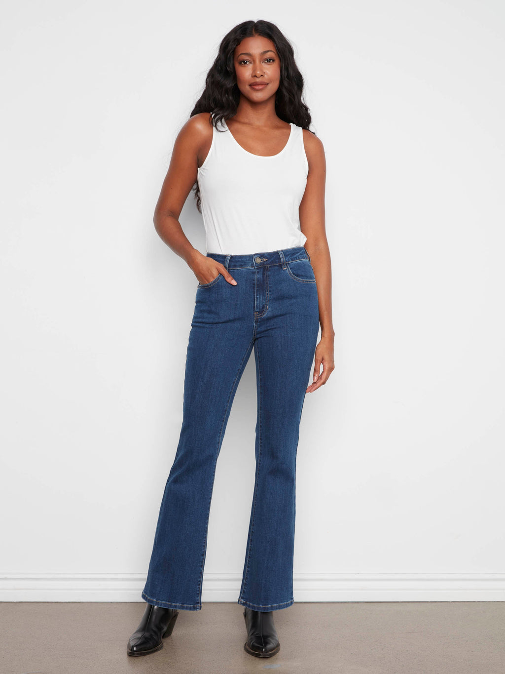 Jean flare – Indigo