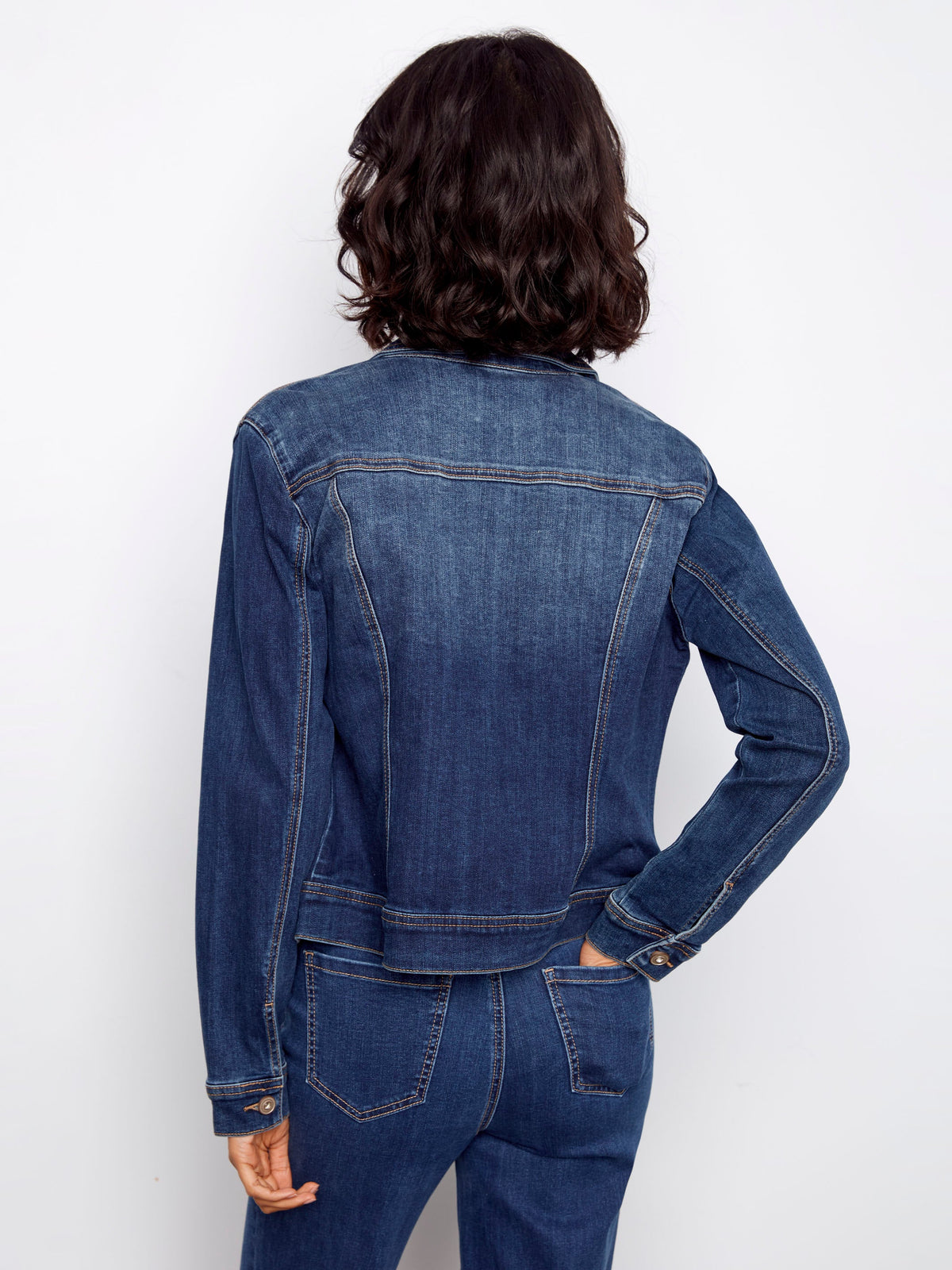 Veste en jean stretch - Indigo