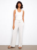 Pantalon de jogging ample – Gris clair chiné